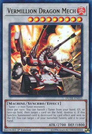 Vermillion Dragon Mech [DUDE-EN015] Ultra Rare | L.A. Mood Comics and Games