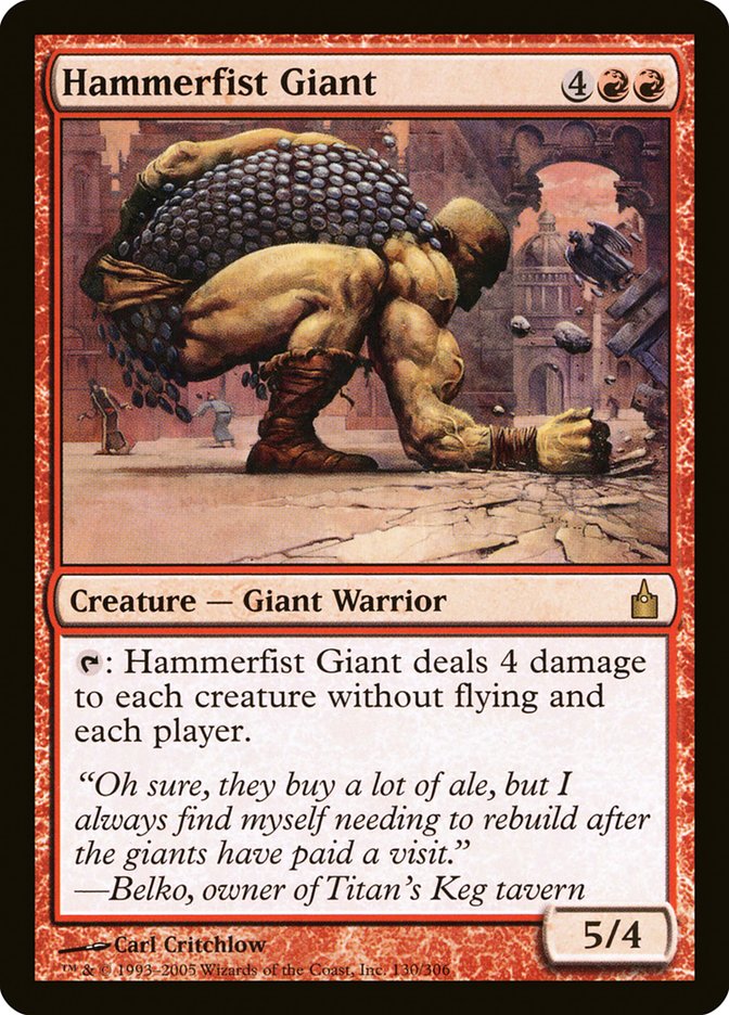Hammerfist Giant [Ravnica: City of Guilds] | L.A. Mood Comics and Games
