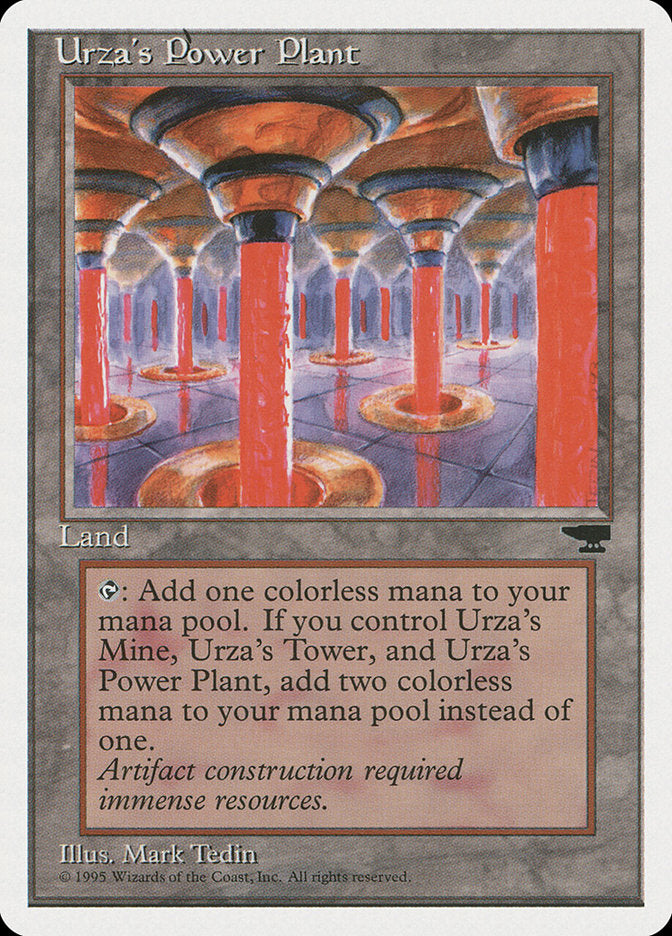 Urza's Power Plant (Red Columns) [Chronicles] | L.A. Mood Comics and Games