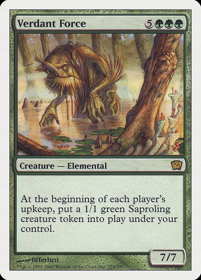 Verdant Force (9th Edition) [Oversize Cards] | L.A. Mood Comics and Games