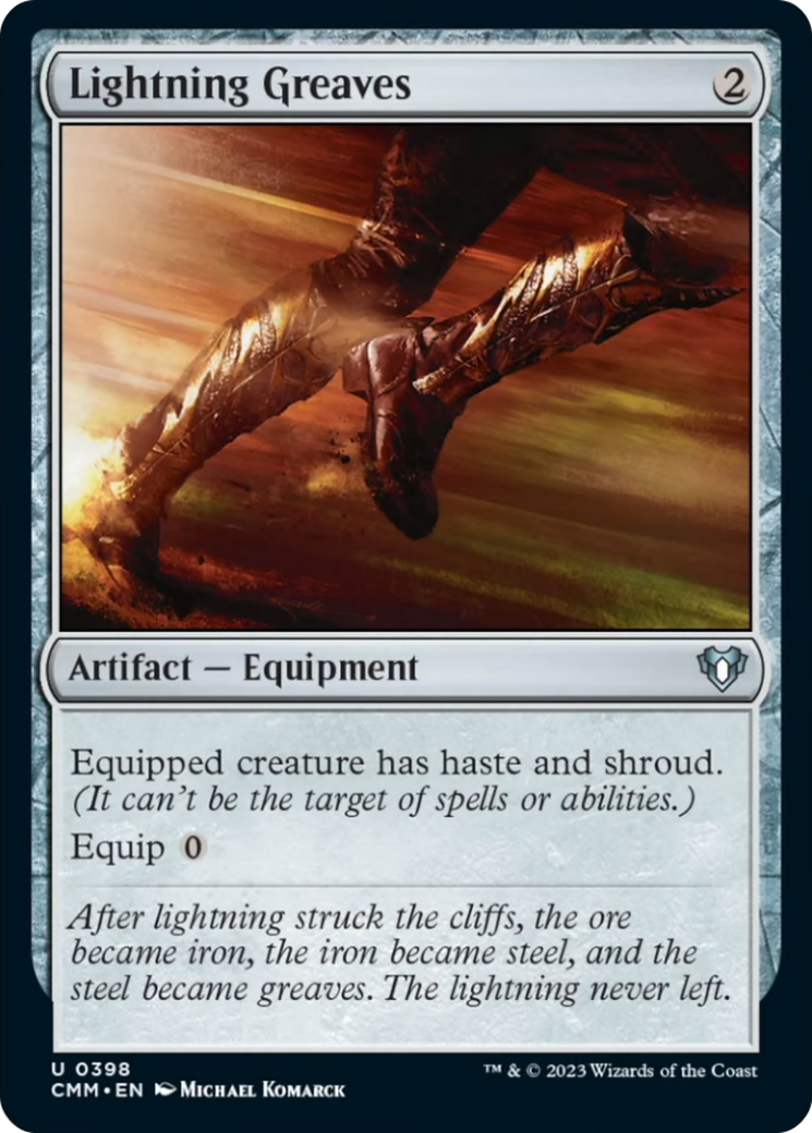 Lightning Greaves [Commander Masters] | L.A. Mood Comics and Games