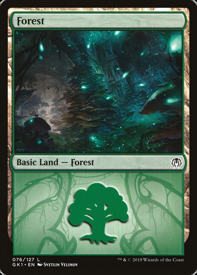 Forest (76) [Guilds of Ravnica Guild Kit] | L.A. Mood Comics and Games