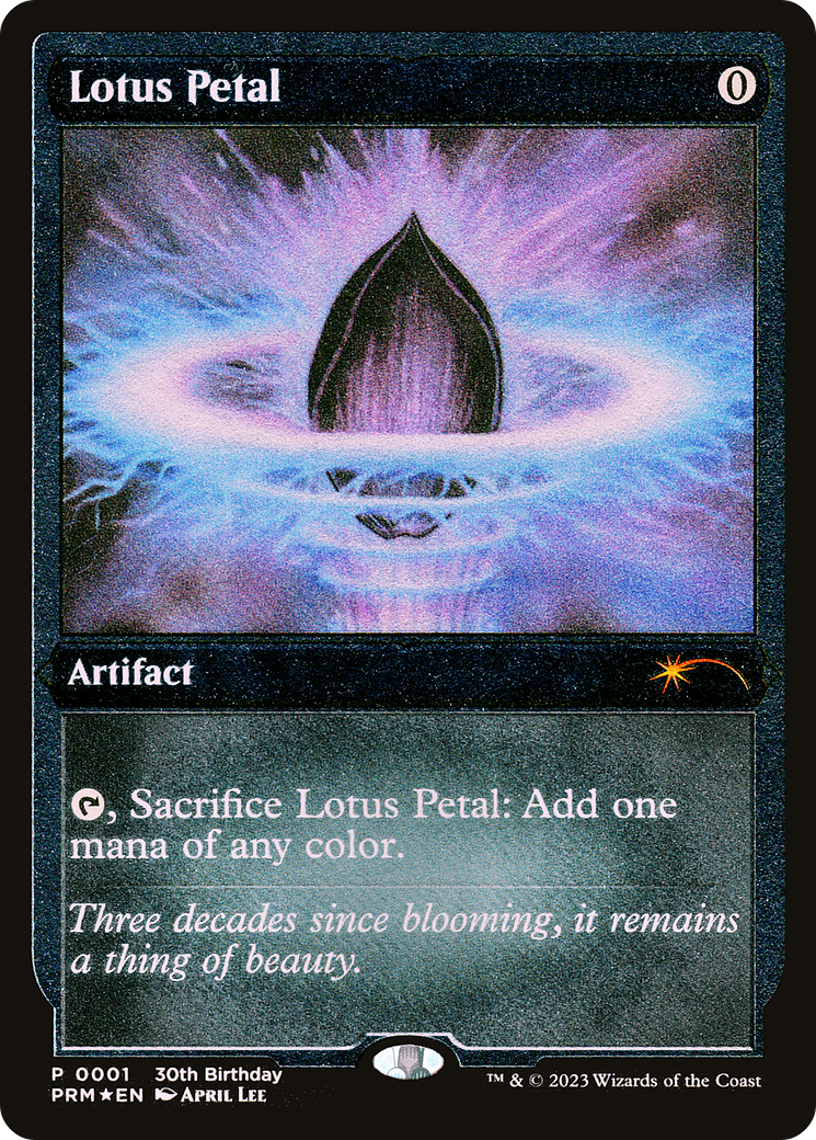 Lotus Petal (Foil Etched) [30th Anniversary Promos] | L.A. Mood Comics and Games