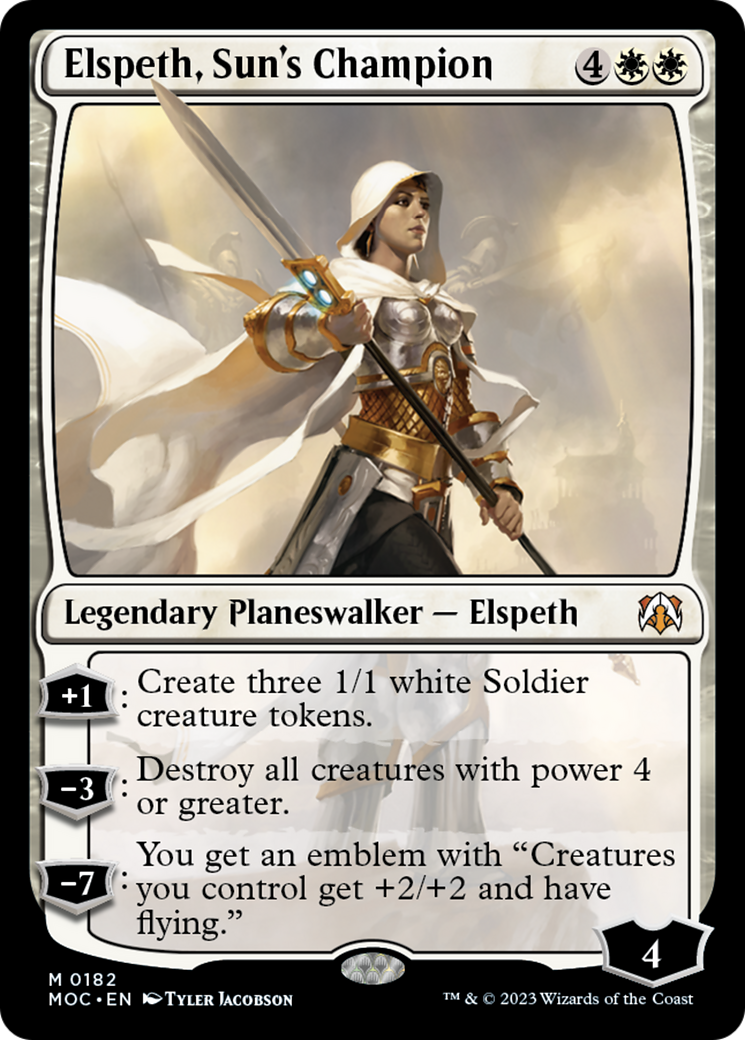 Elspeth, Sun's Champion [March of the Machine Commander] | L.A. Mood Comics and Games