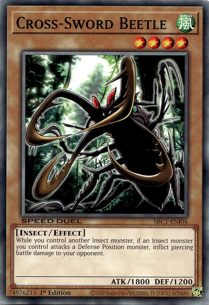 Cross-Sword Beetle [SBC1-ENI04] Common | L.A. Mood Comics and Games