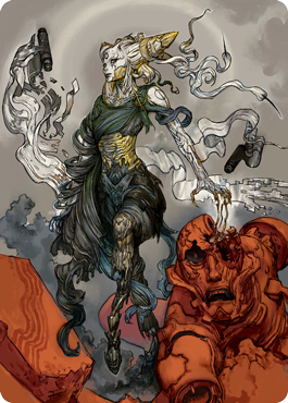 Tamiyo, Compleated Sage Art Card [Kamigawa: Neon Dynasty Art Series] | L.A. Mood Comics and Games