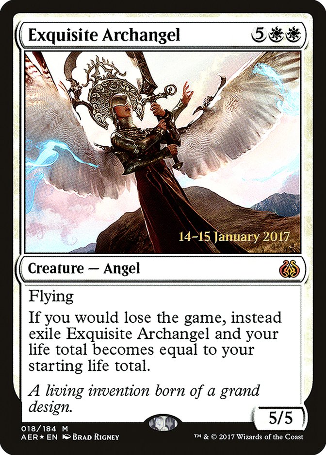 Exquisite Archangel [Aether Revolt Prerelease Promos] | L.A. Mood Comics and Games