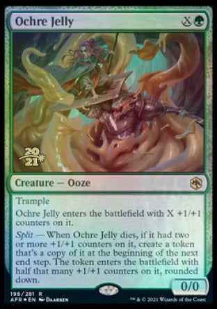Ochre Jelly [Dungeons & Dragons: Adventures in the Forgotten Realms Prerelease Promos] | L.A. Mood Comics and Games