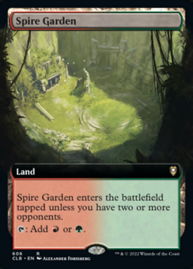 Spire Garden (Extended Art) [Commander Legends: Battle for Baldur's Gate] | L.A. Mood Comics and Games
