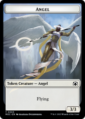 Angel (3) // Demon Double-Sided Token [March of the Machine Commander Tokens] | L.A. Mood Comics and Games