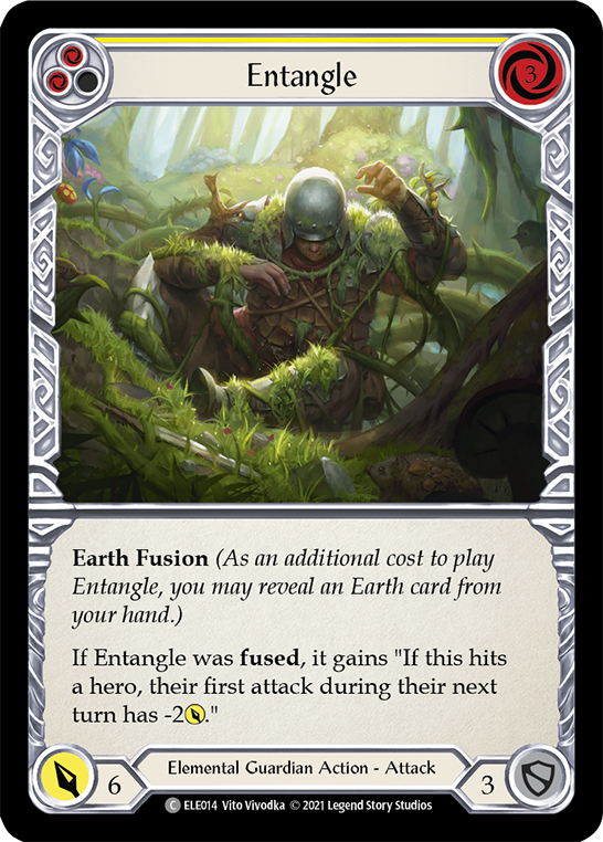 Entangle (Yellow) [ELE014] (Tales of Aria)  1st Edition Rainbow Foil | L.A. Mood Comics and Games