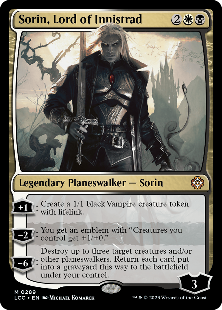 Sorin, Lord of Innistrad [The Lost Caverns of Ixalan Commander] | L.A. Mood Comics and Games