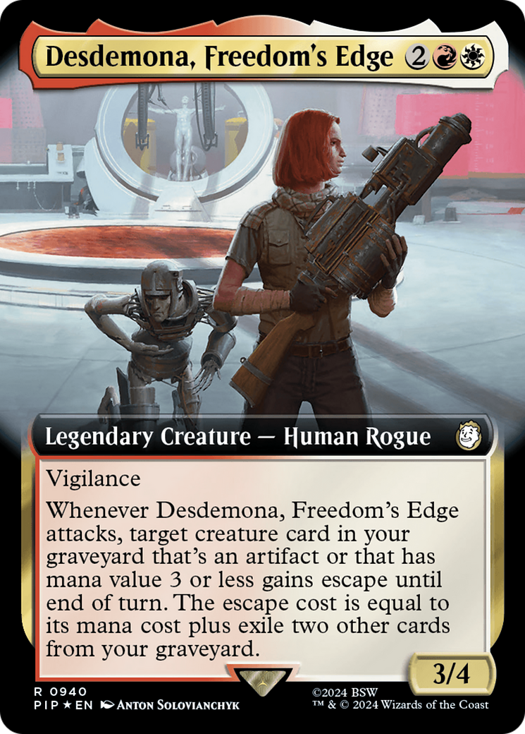 Desdemona, Freedom's Edge (Extended Art) (Surge Foil) [Fallout] | L.A. Mood Comics and Games