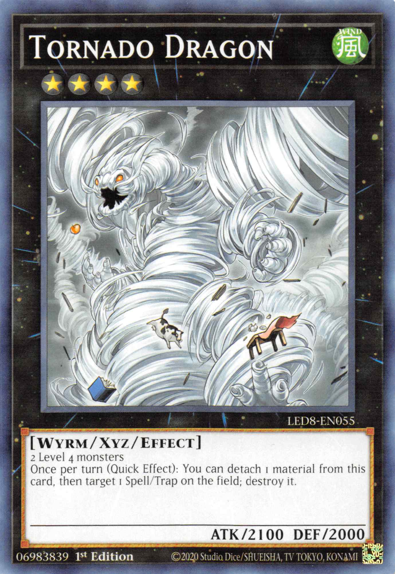 Tornado Dragon [LED8-EN055] Common | L.A. Mood Comics and Games