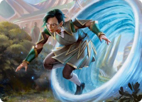 Vortex Runner Art Card [Strixhaven: School of Mages Art Series] | L.A. Mood Comics and Games