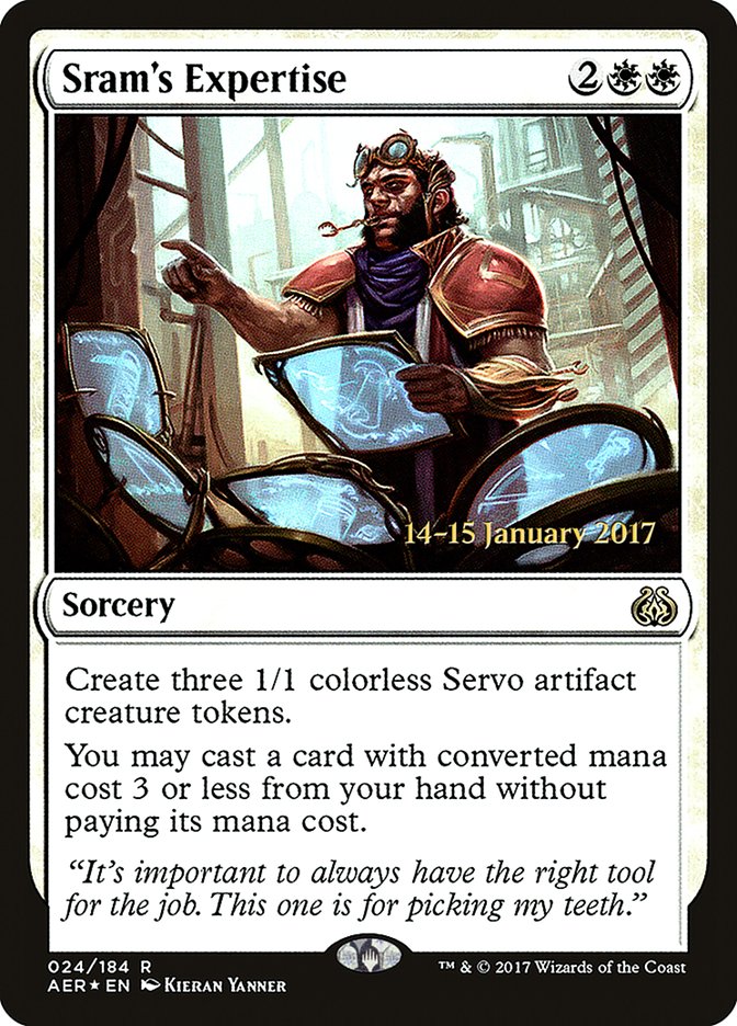 Sram's Expertise [Aether Revolt Prerelease Promos] | L.A. Mood Comics and Games