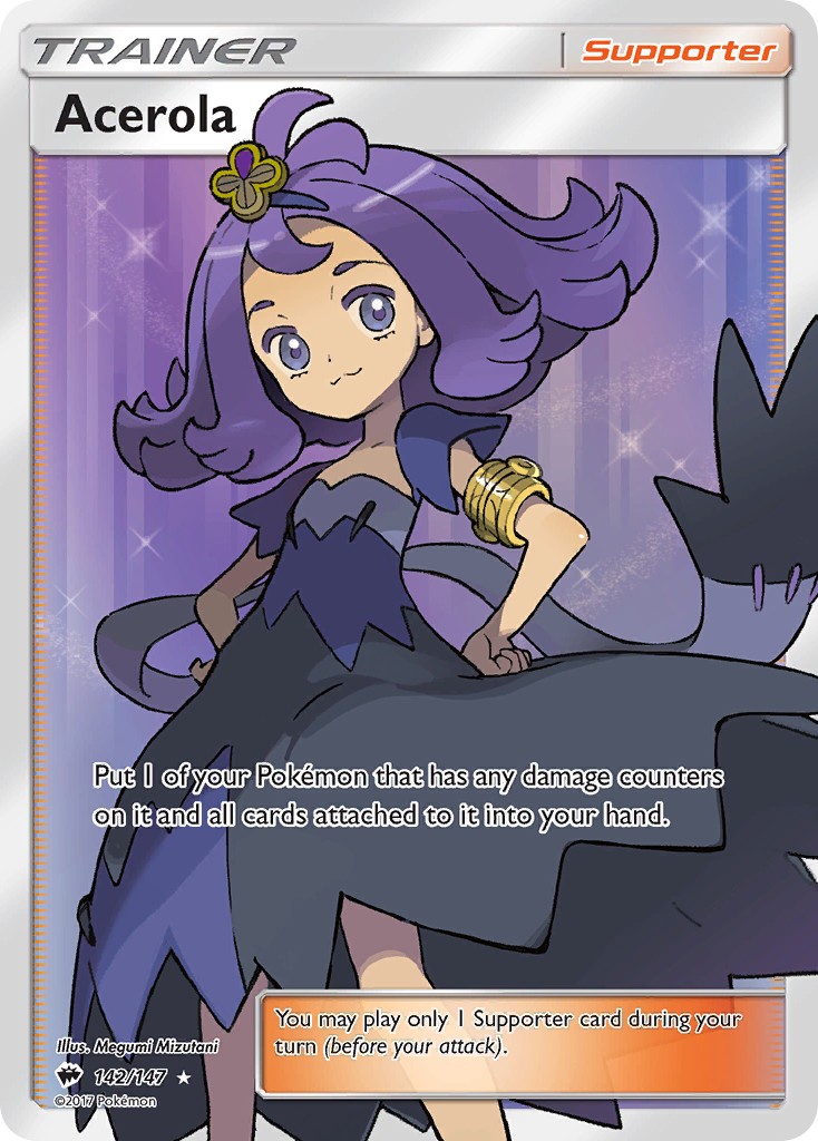 Acerola (142/147) [Sun & Moon: Burning Shadows] | L.A. Mood Comics and Games