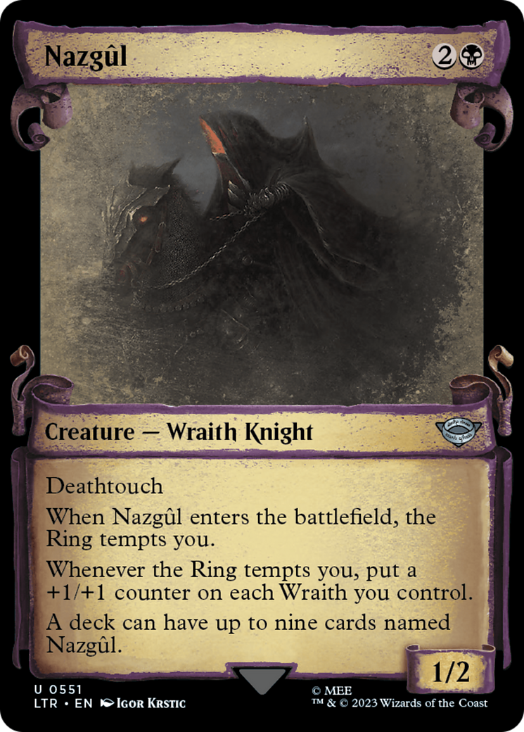 Nazgul (0551) [The Lord of the Rings: Tales of Middle-Earth Showcase Scrolls] | L.A. Mood Comics and Games