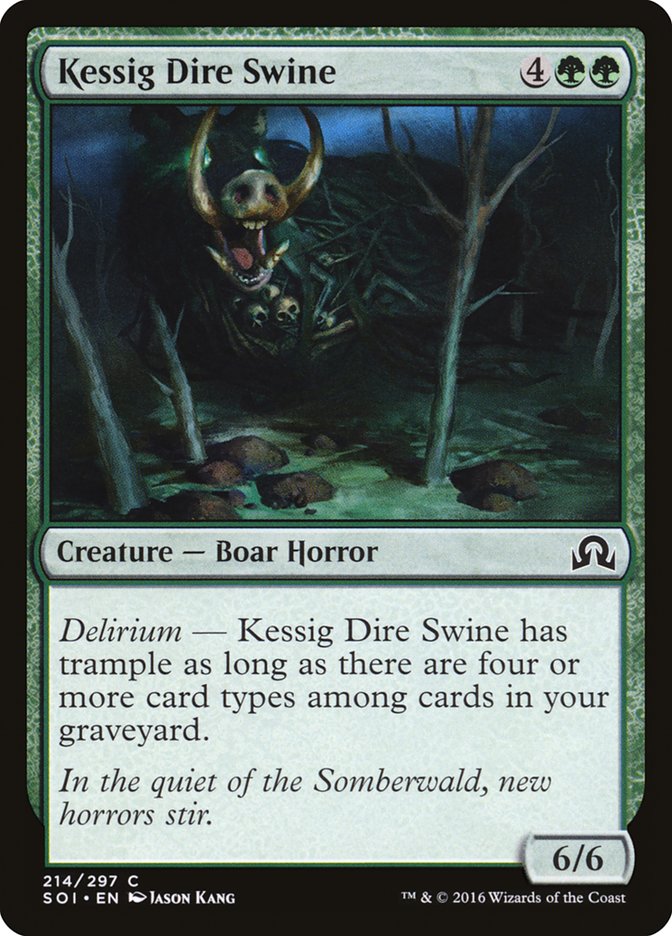 Kessig Dire Swine [Shadows over Innistrad] | L.A. Mood Comics and Games