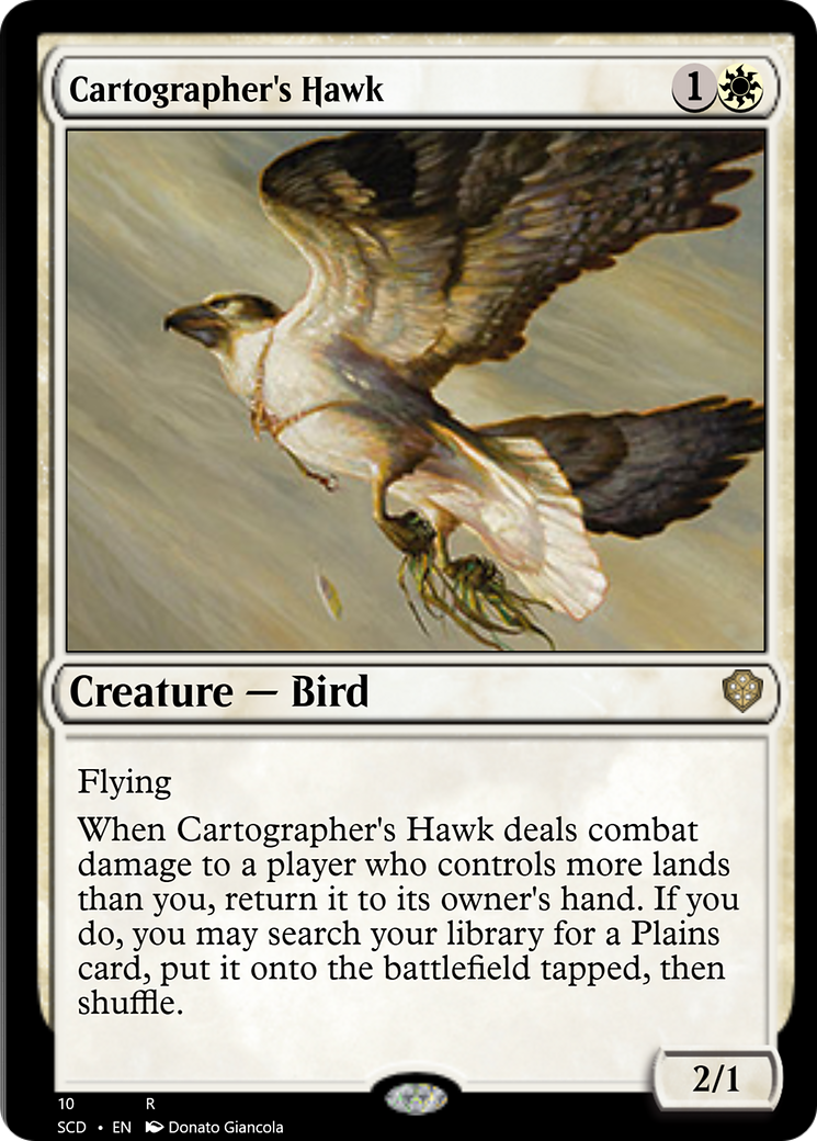 Cartographer's Hawk [Starter Commander Decks] | L.A. Mood Comics and Games