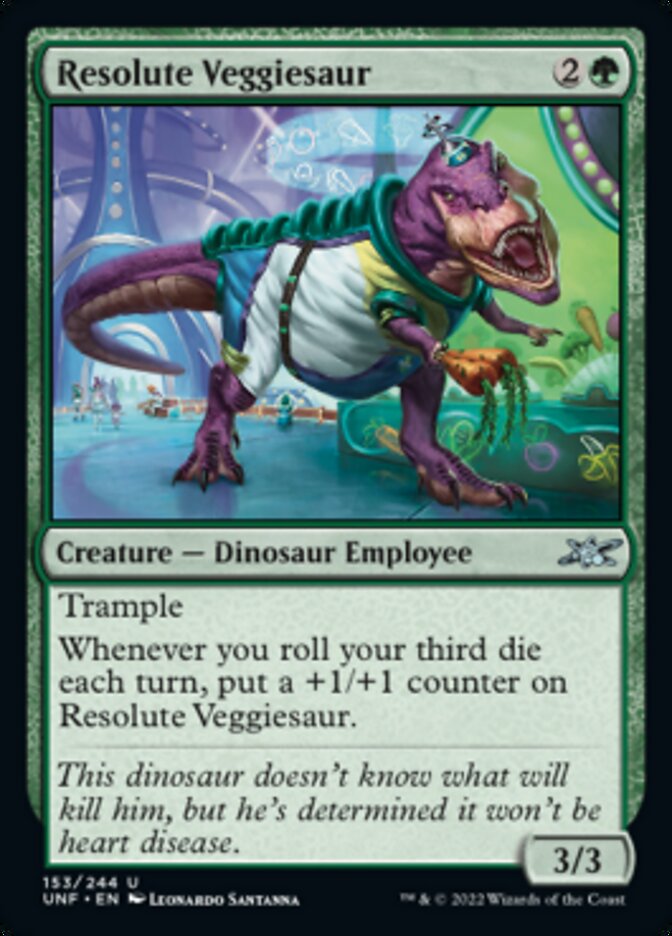 Resolute Veggiesaur [Unfinity] | L.A. Mood Comics and Games