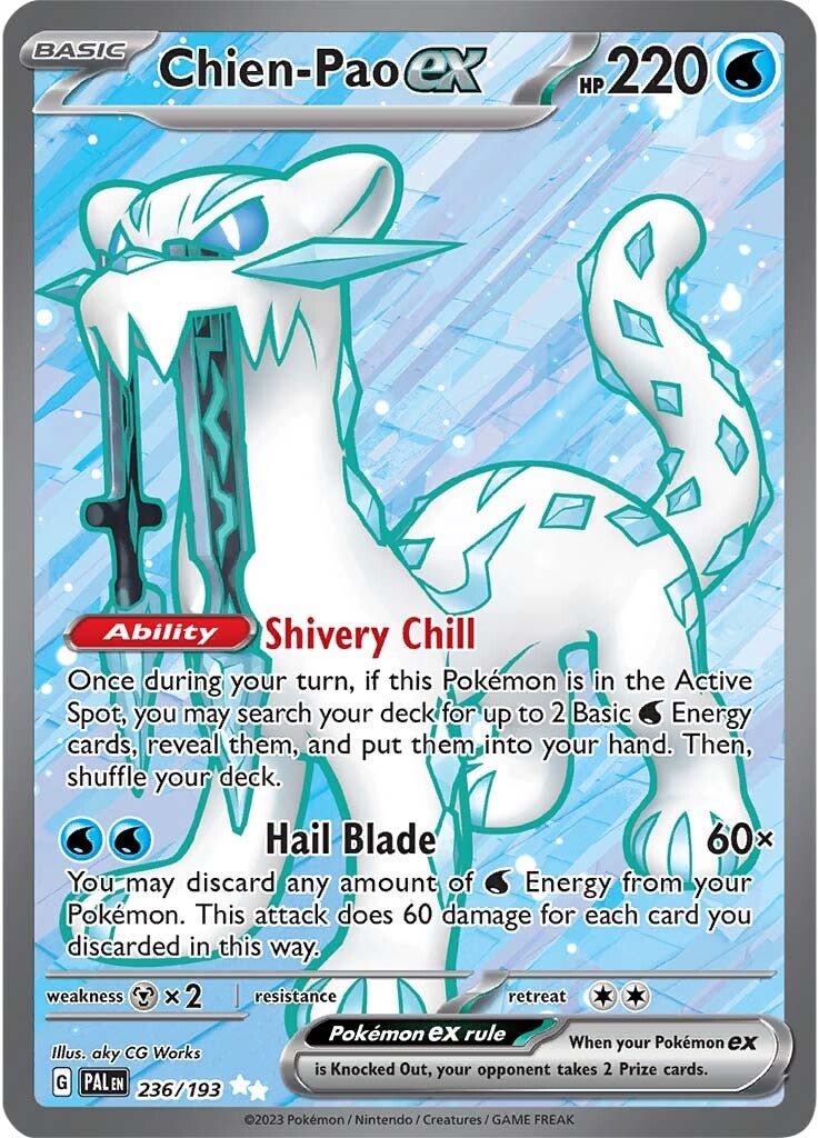 Chien-Pao ex (236/193) [Scarlet & Violet: Paldea Evolved] | L.A. Mood Comics and Games