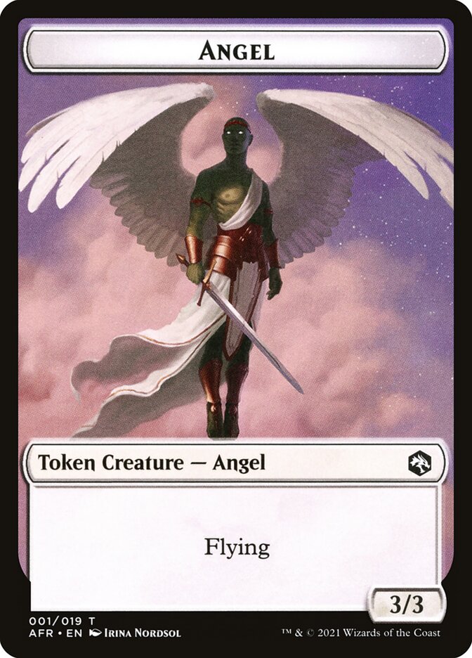 Angel // Dog Illusion Double-sided Token [Dungeons & Dragons: Adventures in the Forgotten Realms Tokens] | L.A. Mood Comics and Games