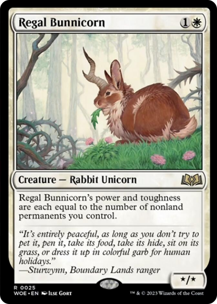 Regal Bunnicorn [Wilds of Eldraine] | L.A. Mood Comics and Games