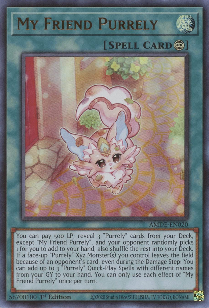 My Friend Purrely [AMDE-EN020] Ultra Rare | L.A. Mood Comics and Games
