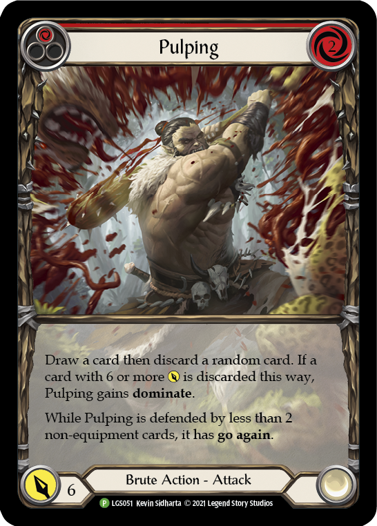 Pulping (Red) [LGS051] (Promo)  Rainbow Foil | L.A. Mood Comics and Games