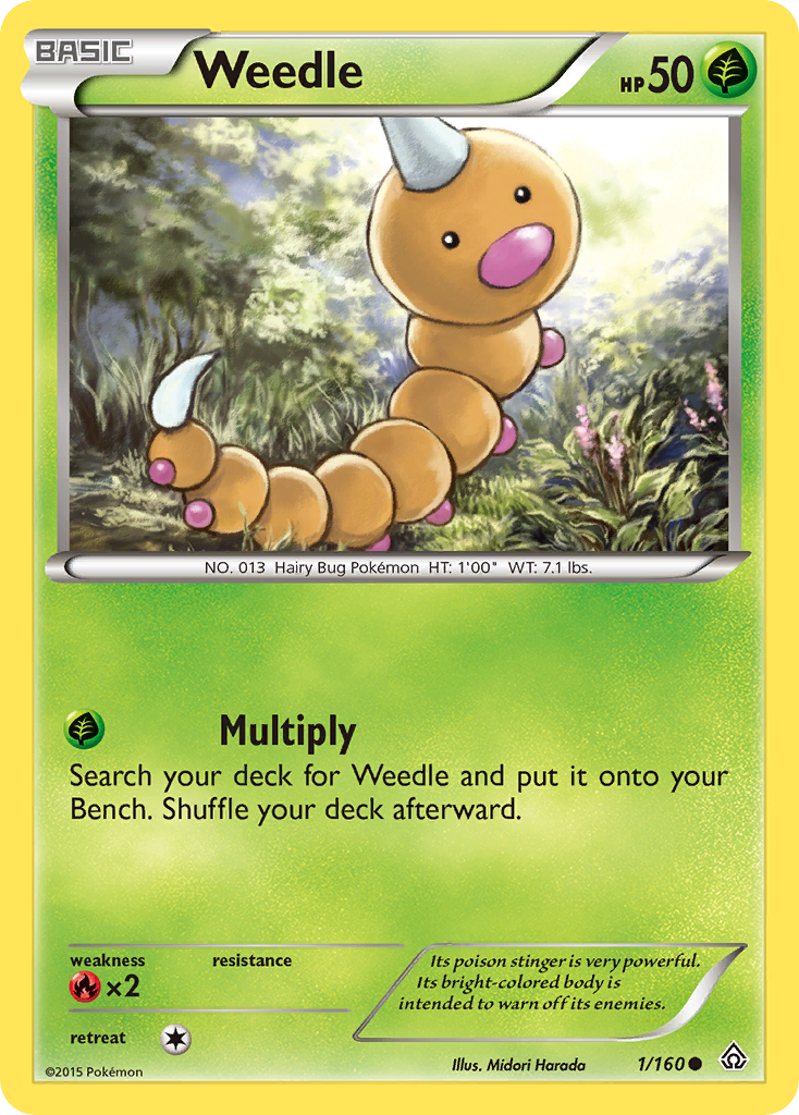 Weedle (1/160) [XY: Primal Clash] | L.A. Mood Comics and Games