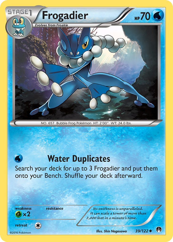 Frogadier (39/122) [XY: BREAKpoint] | L.A. Mood Comics and Games