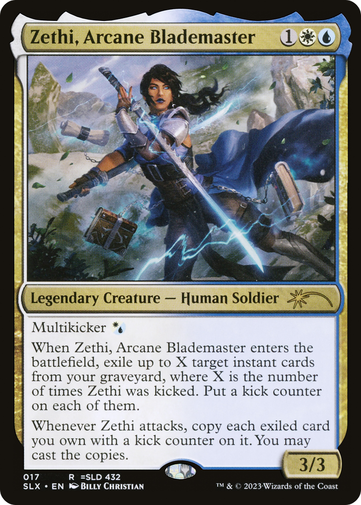 Zethi, Arcane Blademaster [Secret Lair: Universes Within] | L.A. Mood Comics and Games