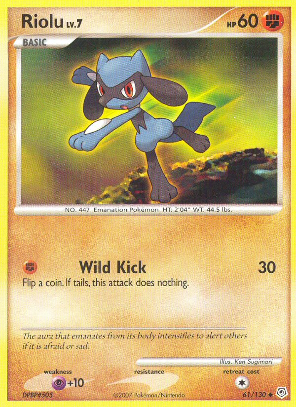 Riolu (61/130) [Diamond & Pearl: Base Set] | L.A. Mood Comics and Games