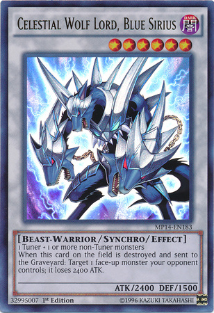 Celestial Wolf Lord, Blue Sirius [MP14-EN183] Ultra Rare | L.A. Mood Comics and Games