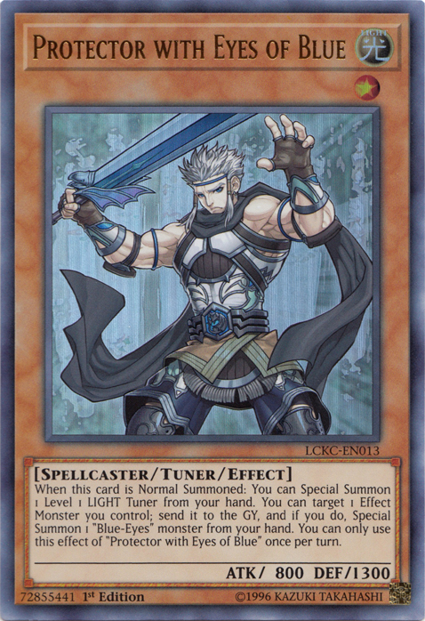 Protector with Eyes of Blue [LCKC-EN013] Ultra Rare | L.A. Mood Comics and Games