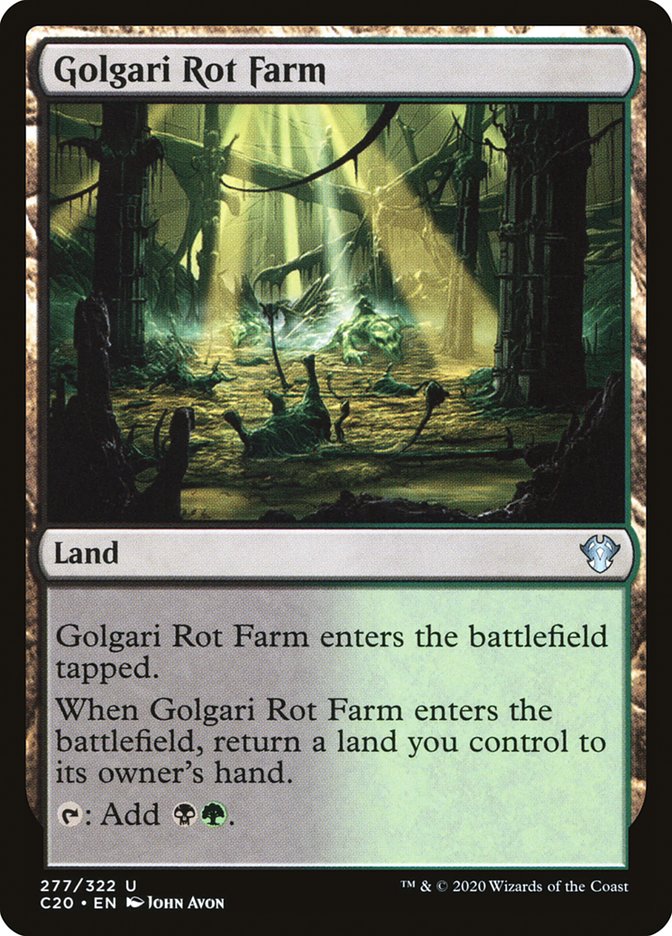 Golgari Rot Farm [Commander 2020] | L.A. Mood Comics and Games