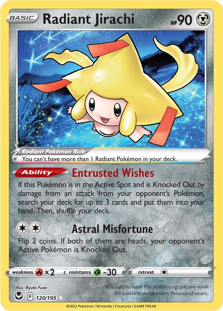 Radiant Jirachi (120/195) [Sword & Shield: Silver Tempest] | L.A. Mood Comics and Games