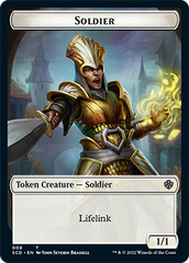 Elf Warrior // Soldier Double-Sided Token [Starter Commander Decks] | L.A. Mood Comics and Games