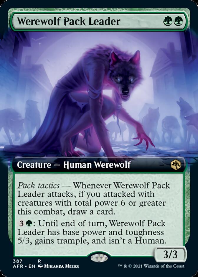 Werewolf Pack Leader (Extended Art) [Dungeons & Dragons: Adventures in the Forgotten Realms] | L.A. Mood Comics and Games