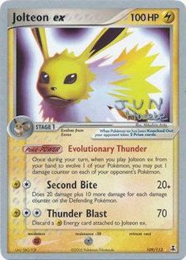 Jolteon ex (109/113) (Flyvees - Jun Hasebe) [World Championships 2007] | L.A. Mood Comics and Games