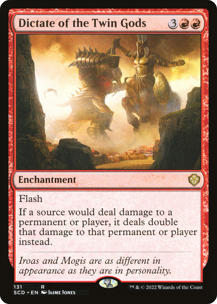 Dictate of the Twin Gods [Starter Commander Decks] | L.A. Mood Comics and Games