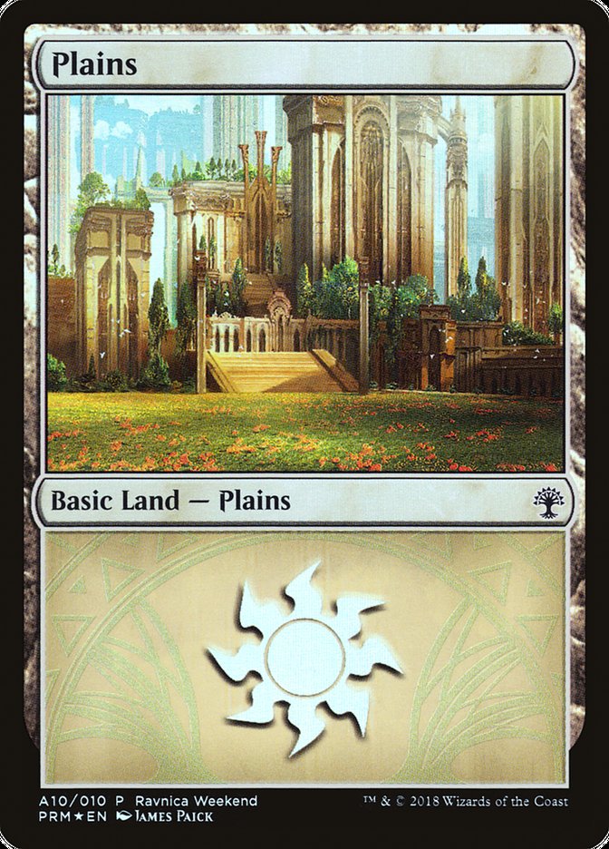 Plains (A10) [Ravnica Allegiance Ravnica Weekend] | L.A. Mood Comics and Games