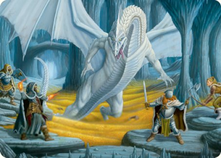 Cave of the Frost Dragon Art Card [Dungeons & Dragons: Adventures in the Forgotten Realms Art Series] | L.A. Mood Comics and Games