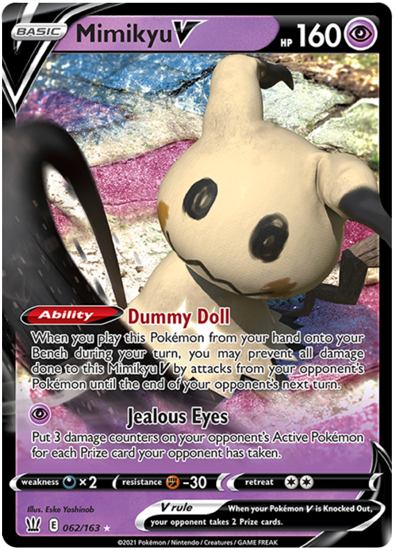 Mimikyu V (062/163) [Sword & Shield: Battle Styles] | L.A. Mood Comics and Games