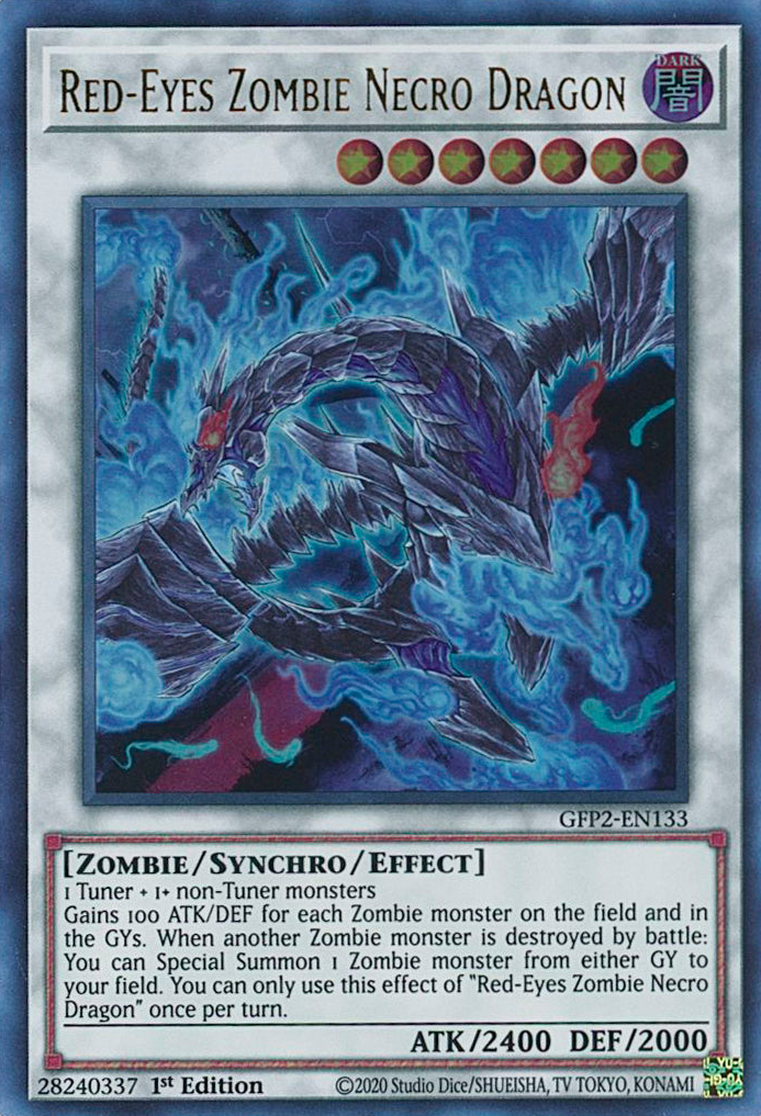 Red-Eyes Zombie Necro Dragon [GFP2-EN133] Ultra Rare | L.A. Mood Comics and Games