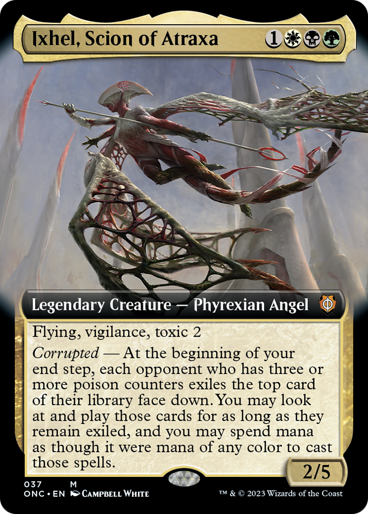 Ixhel, Scion of Atraxa (Extended Art) [Phyrexia: All Will Be One Commander] | L.A. Mood Comics and Games