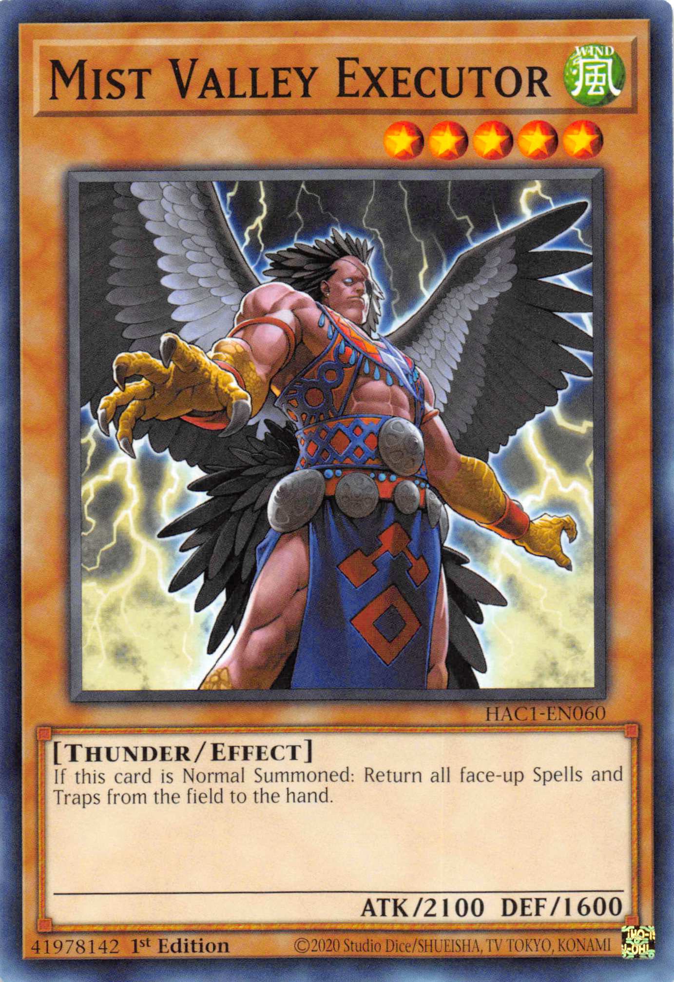 Mist Valley Executor [HAC1-EN060] Common | L.A. Mood Comics and Games