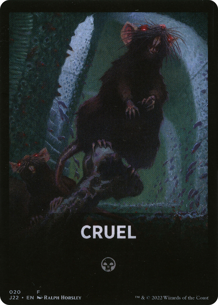 Cruel Theme Card [Jumpstart 2022 Front Cards] | L.A. Mood Comics and Games