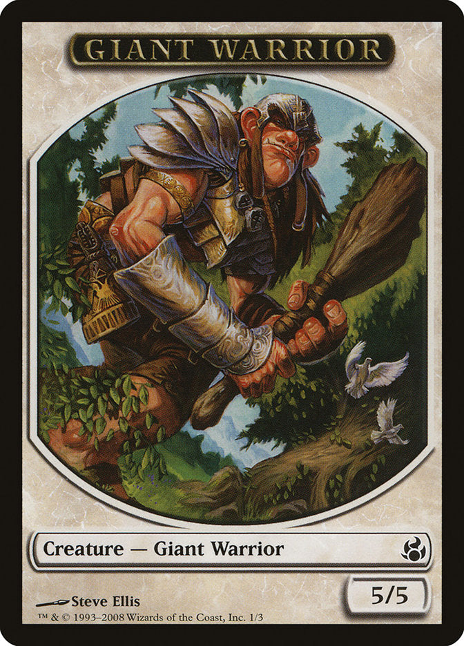 Giant Warrior Token [Morningtide Tokens] | L.A. Mood Comics and Games